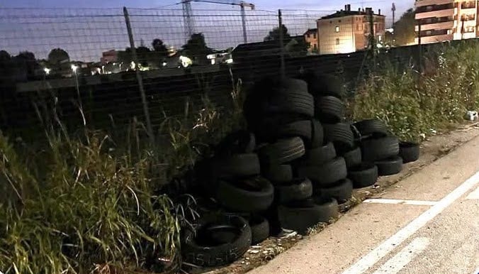 Pneumatici abbandonati cormano