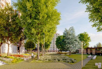 Rozzano lavori rendering