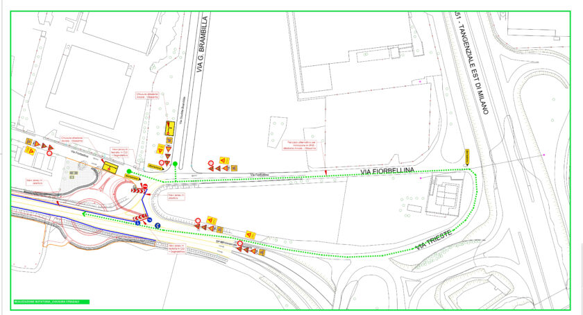 Sp45 layout di cantiere fiorbellina